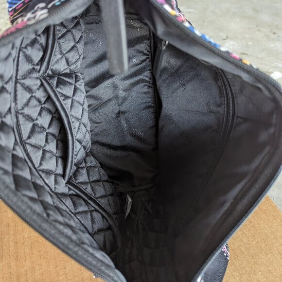 Vera Bradley Quilted Crossbody Purse Bandana Swirl Adjustable Shoulder Bag - Picture 6 of 10